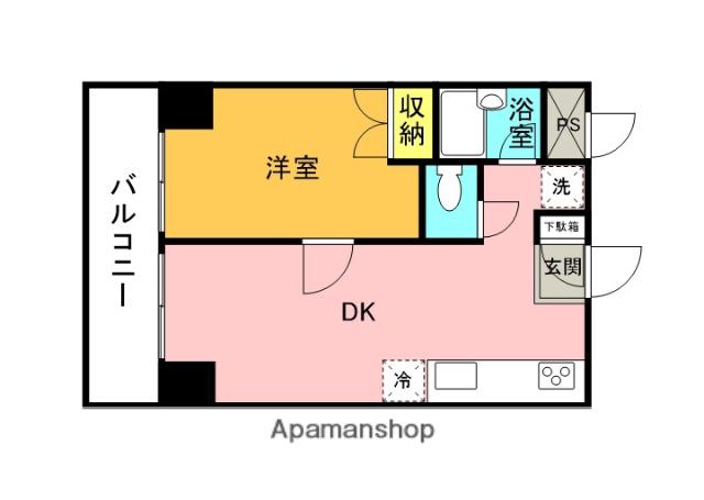 横浜三吉町第4レッツビル 4階階 間取り