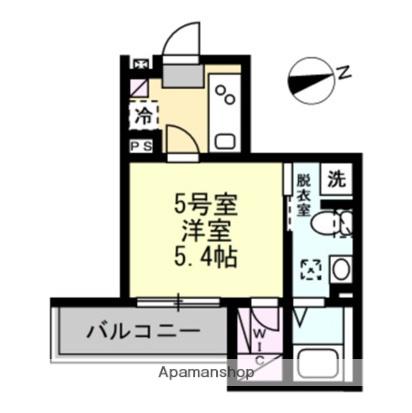 T&Fレジデンス12(1K/1階)の間取り写真