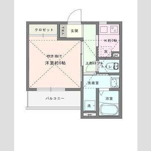 COSMO VILLA IKUTA(1K/2階)の間取り写真