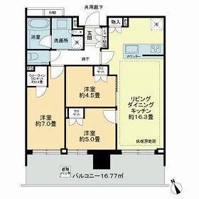 リビオタワー羽沢横浜国大 23階階 間取り