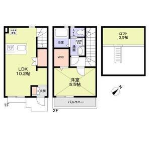 鎌倉市材木座５丁目計画(1LDK)の間取り写真