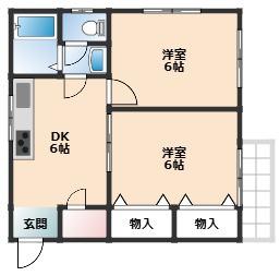 マリンサイドビル 1階階 間取り