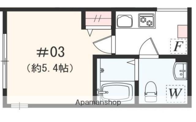 アザーレ・パッシオ矢部B(1K/1階)の間取り写真