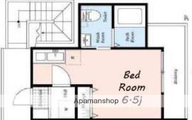 ミラフィーノ石川町(ワンルーム/3階)の間取り写真