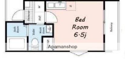 ミラフィーノ石川町(ワンルーム/2階)の間取り写真