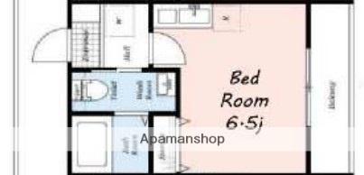 ミラフィーノ石川町(ワンルーム/1階)の間取り写真