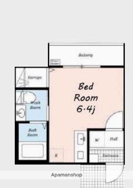 HALE石川町(ワンルーム/1階)の間取り写真