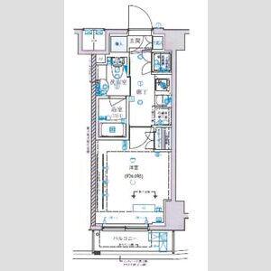 ベルシード横濱南太田(1K/5階)の間取り写真
