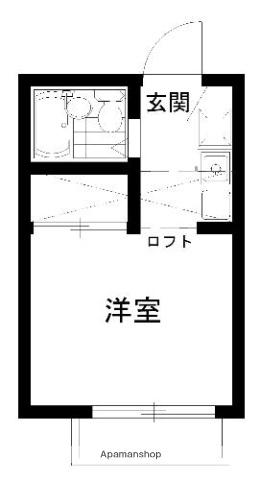 カーサ鵠沼 2階階 間取り
