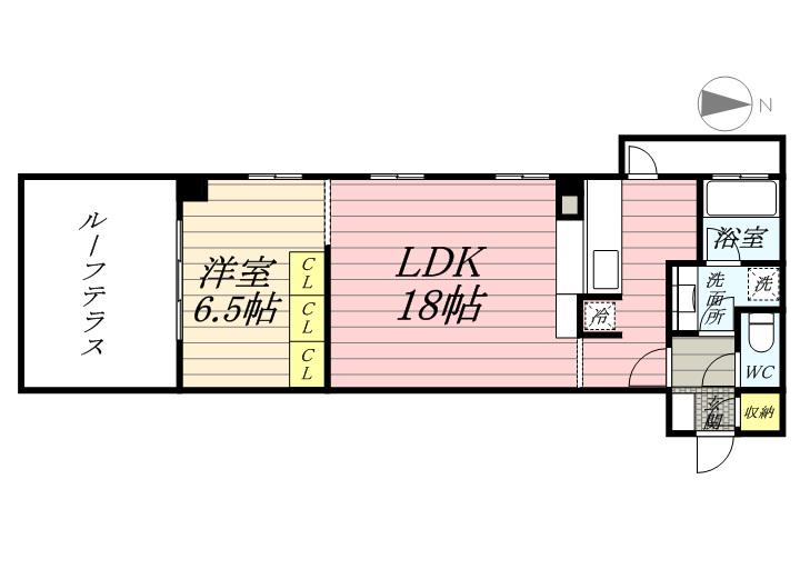TSKY 4階階 間取り