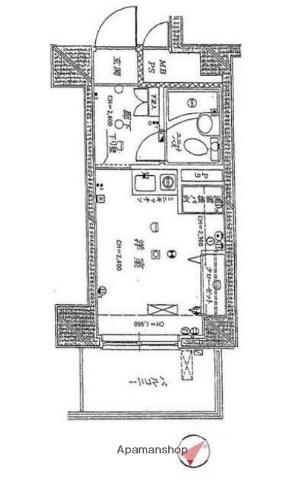 日神パレステージ蒔田公園 5階階 間取り