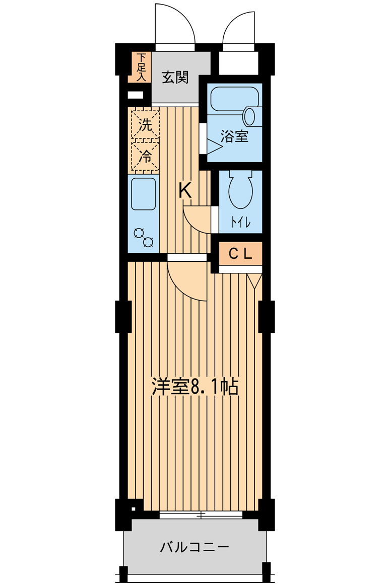 アーデン目黒不動前 3階階 間取り
