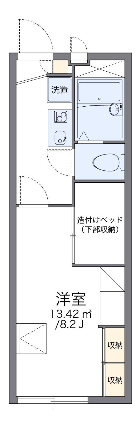レオパレスエタップ 2階階 間取り