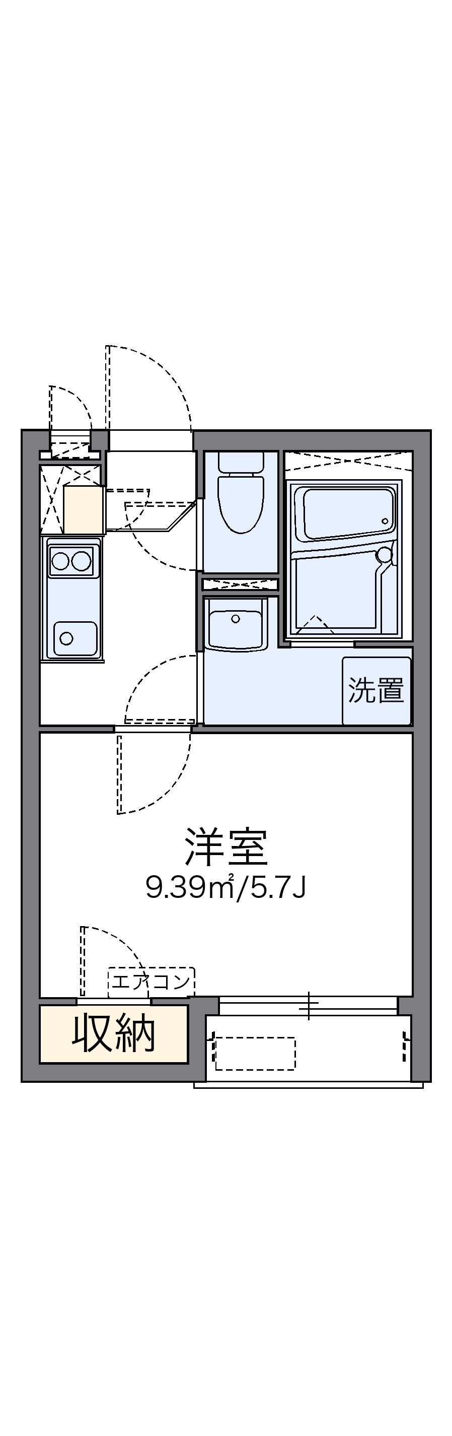 レオネクストやまゆり 1階階 間取り