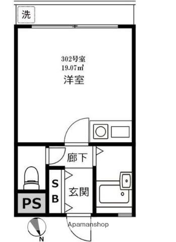 マメドハウス 3階階 間取り