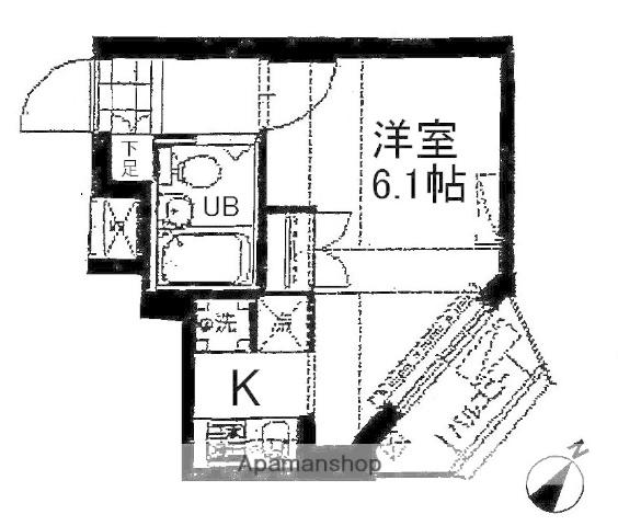 レジディア横濱関内 5階階 間取り