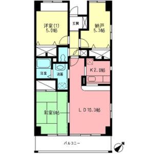 アルデール マンション(2SLDK/3階)の間取り写真