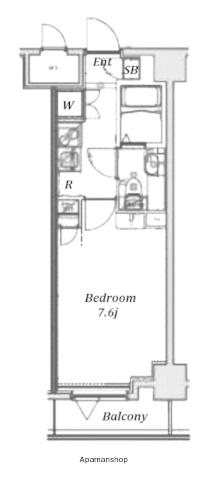 リヴシティ関内 6階階 間取り