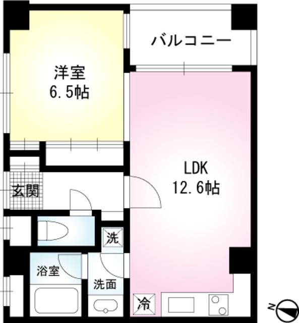 OZ-COURT 2階階 間取り