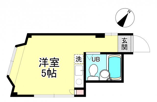 メゾン中原 1階階 間取り