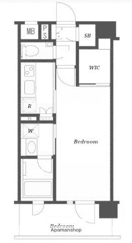 デュオステージ横濱赤門通り 4階階 間取り