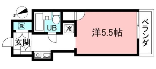 サンホワイト磯子 5階階 間取り