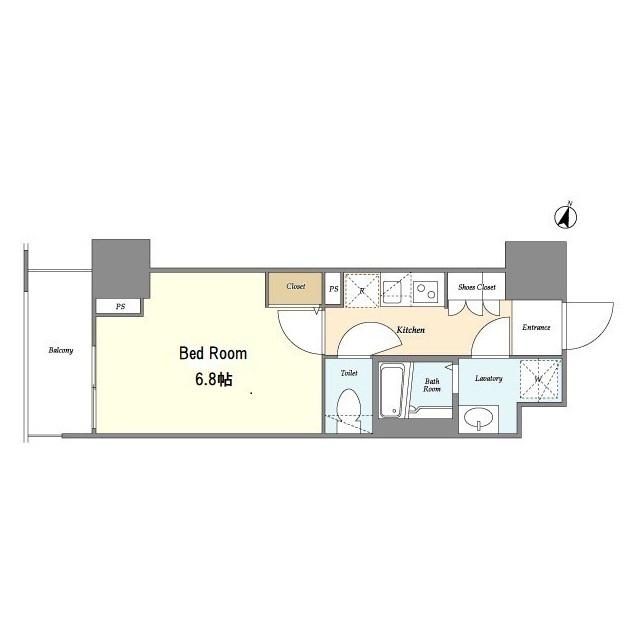 BPRレジデンス町田(1K/7階)の間取り写真