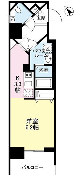 グロースメゾン新横浜 9階階 間取り