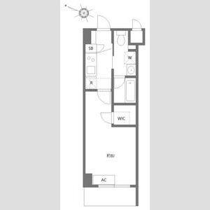 アジールコート池上(1K/1階)の間取り写真