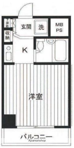 クリオ吉野町壱番館(ワンルーム/5階)の間取り写真