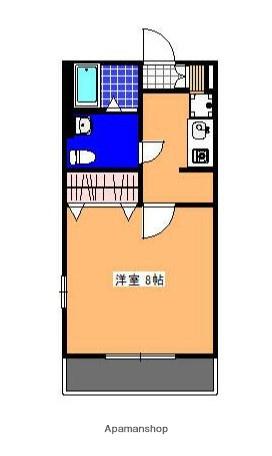 YSコート(1K/1階)の間取り写真