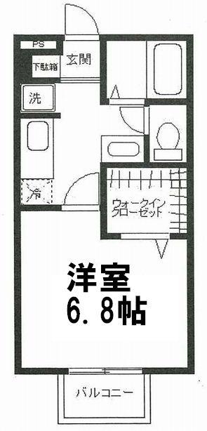 ツインステージA棟 2階階 間取り