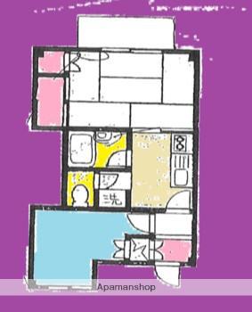 NGS滝頭(2DK/1階)の間取り写真