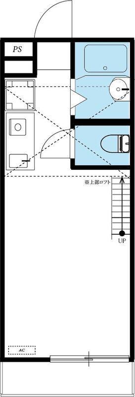 リブリ・スターコート(ワンルーム/1階)の間取り写真