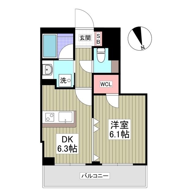 アルカンシエル横浜山下公園 1階階 間取り