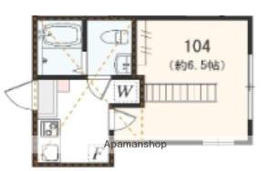 アザーレ・キュリオス中央林間(1K/1階)の間取り写真