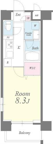 ポルトボヌールセウ 5階階 間取り