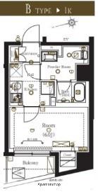 MA-RO弘明寺(1K/7階)の間取り写真