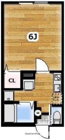 AMBITION南栗原(1K/3階)の間取り写真