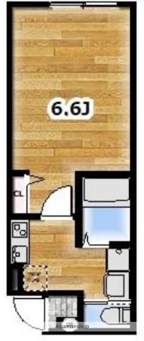 AMBITION南栗原(1K/2階)の間取り写真