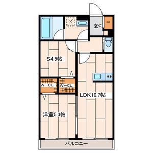  大和市中央5丁目計画(1SLDK/2階)の間取り写真