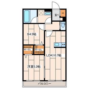  大和市中央5丁目計画(1SLDK/2階)の間取り写真