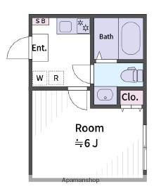 KA ノース HARBOR(1K/3階)の間取り写真