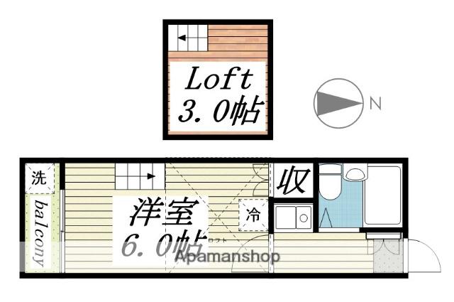 ゼフィランサス洋光台 2階階 間取り