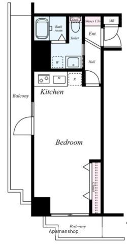 グリフィン横浜・ポートサイド 11階階 間取り