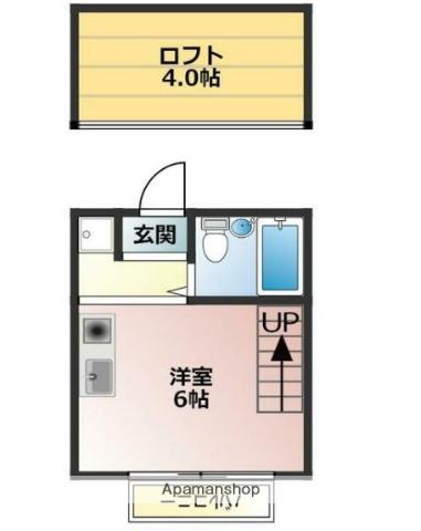 ダグラス中原 1階階 間取り