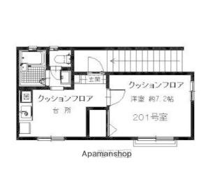 第6みゆきハイツ(1DK/2階)の間取り写真