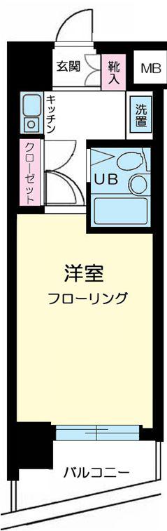 ガーラ武蔵小杉 2階階 間取り