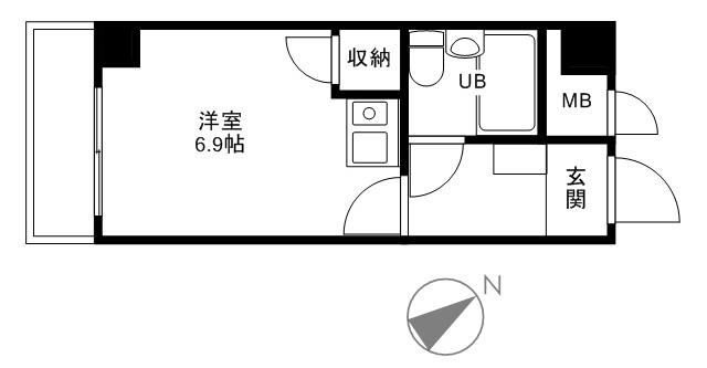 モンテベルデ第3横浜 3階階 間取り