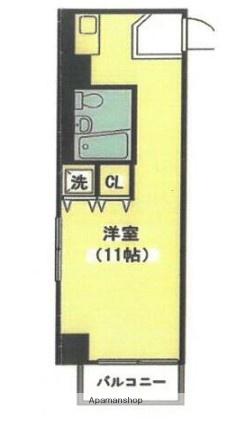 西横浜クリス・コーポ 5階階 間取り
